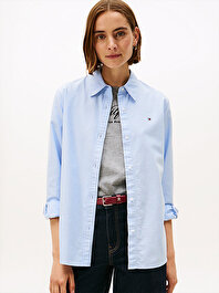 Kadın Oxford Relaxed Fit Gömlek