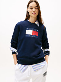 Kadın TJW Regular Flag Sweatshirt