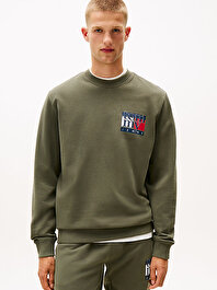 Erkek TJM Regular Flag Sweatshirt