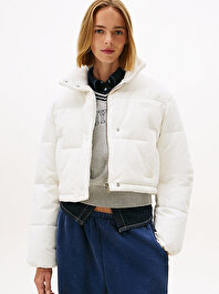Kadın TJW Cord Puffer Mont