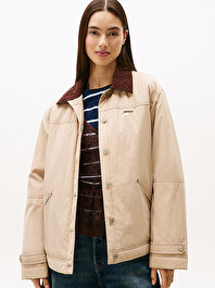 Kadın TJW Cord Collar Mont