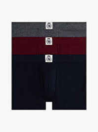 Erkek 3'lü Paket Trunk Boxer