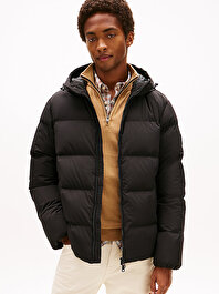 Erkek Down Hooded Puffer Mont