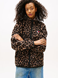 Kadın TJW Zip Through Badge Sweatshirt