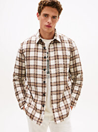 Erkek Padded Relax Overshirt Gömlek