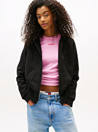 Kadın TJW Regular Flag Zip Sweatshirt