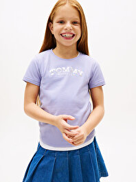 Kız Çocuk Tommy Foil T-shirt
