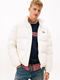 Erkek TJM Hooded Flag Puffer Mont