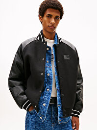 Erkek TJM Flag Varsity Bomber Ceket