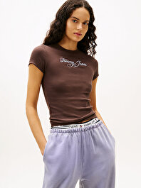 Kadın TJW Slim Essential Logo T-shirt