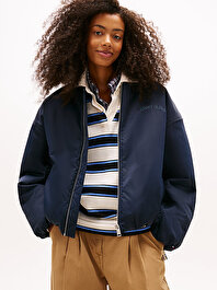 Kadın Tjw Varsity Graphic Bomber Ceket