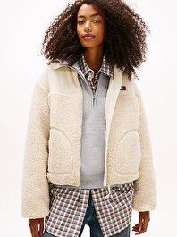 Kadın Tjw Teddy Fabric Mix Mont