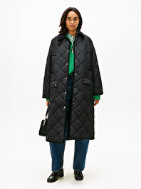 Kadın Padded Flag Quilted Parka
