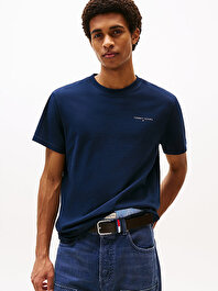 Erkek TJM Slim Linear Chest T-shirt