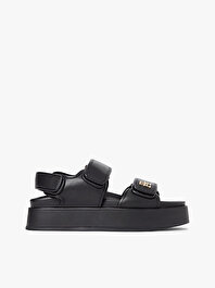 Kadın Leather Sporty Sandalet