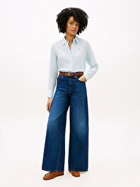 Kadın Indie High Rise Wide Jean Pantolon