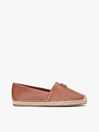 Kadın TH Logo Leather Espadril