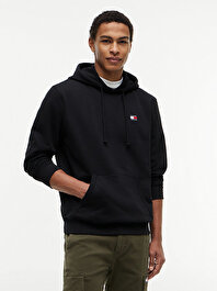 Erkek TJM Regular Badge Hoodie