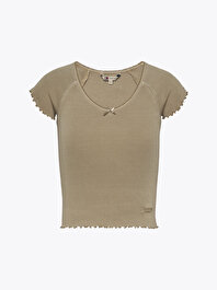 Kadın Tjw Slim Vneck T-Shirt