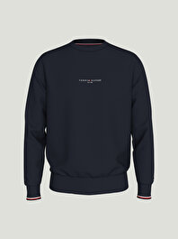 Erkek Tommy Logo Tipped Sweatshirt