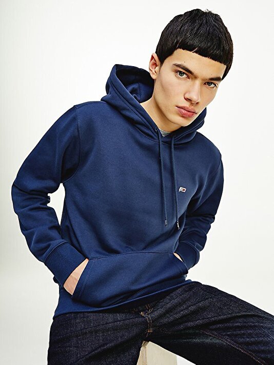 Erkek Tjm Regular Polar Kapüşonlu Sweatshirt