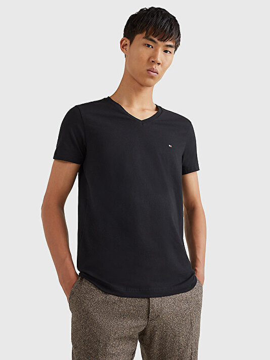 Erkek Core Stretch Slim T-shirt
