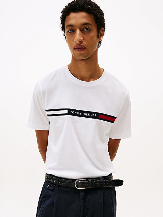 Erkek Hilfiger Chest Inser T-Shirt