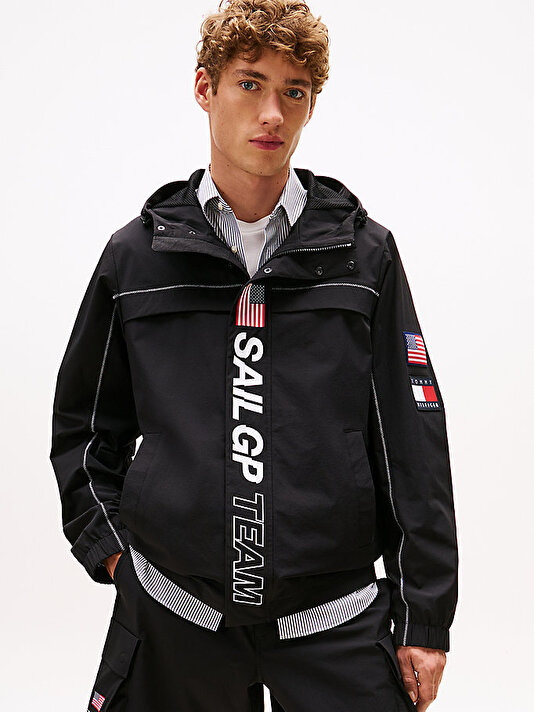 Unisex Tommy x U.S. Sail GP Team Ripstop Relaxed Rüzgarlık