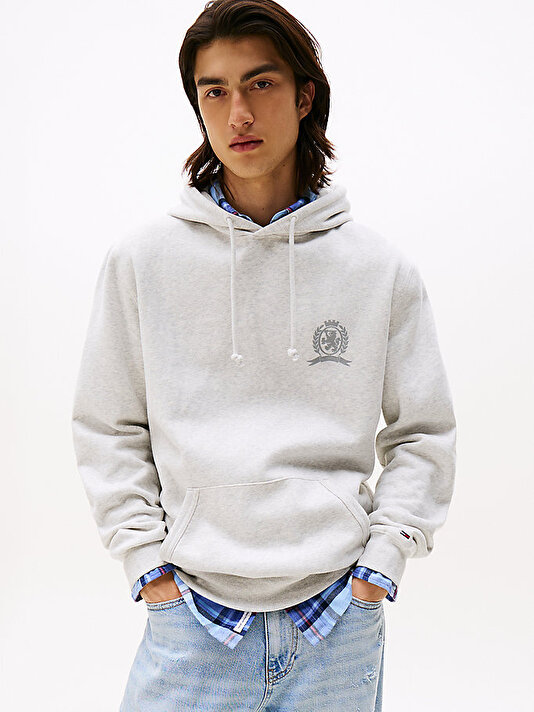 Erkek TJM Reg Washed Crest Sweatshirt