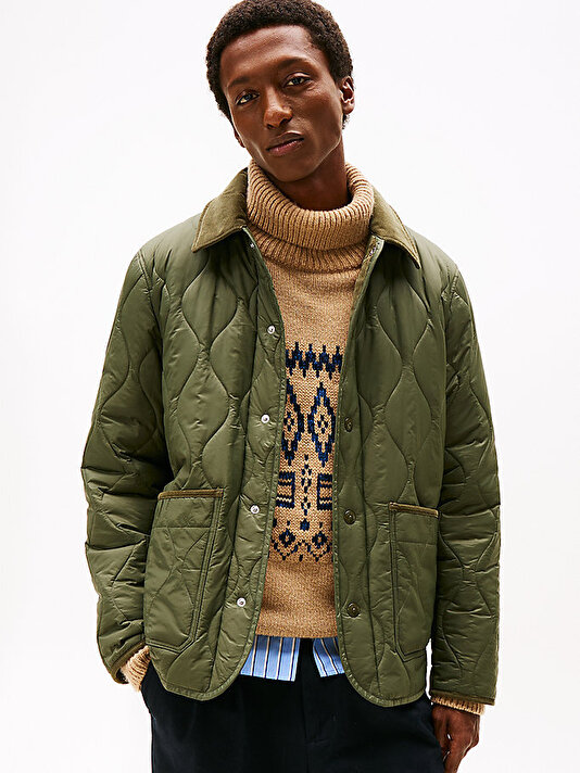 Erkek Mid Onion Quilted Mont