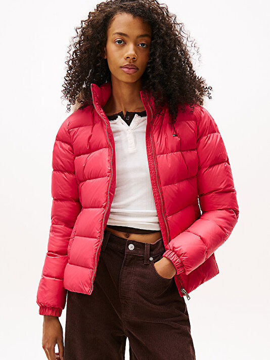 Kadın TJW Basic Hooded Puffer Mont