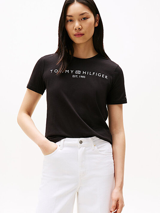 Kadın Regular Corp Logo T-shirt