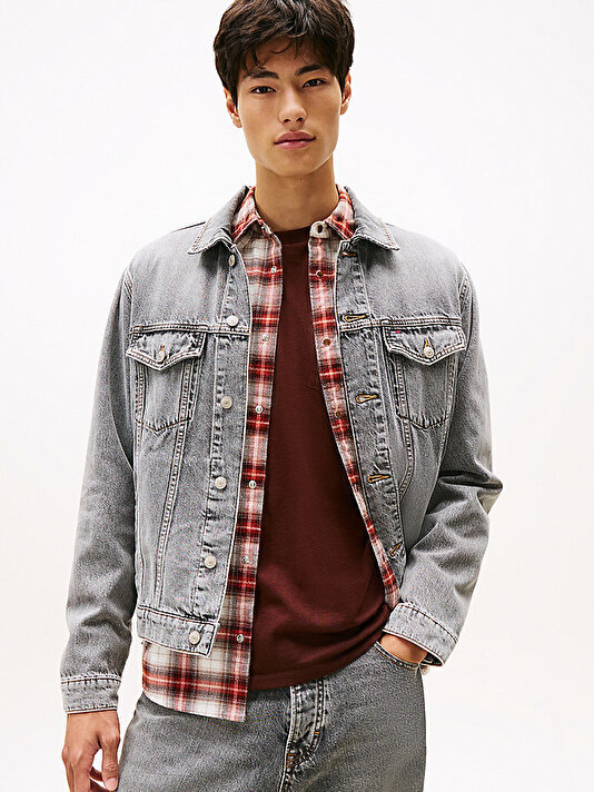 Erkek Ryan Regular Trucker Denim Ceket