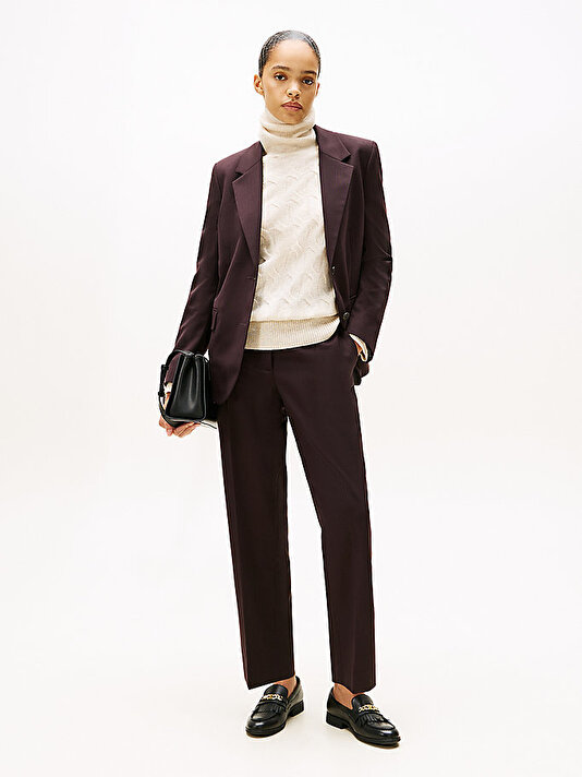 Kadın Timeless Wool Slim Pantolon