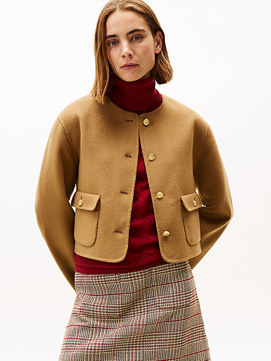 Kadın Wool Blend Regular Ceket