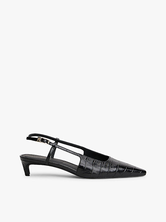 Kadın Croc Slingback Topuklu Ayakkabı
