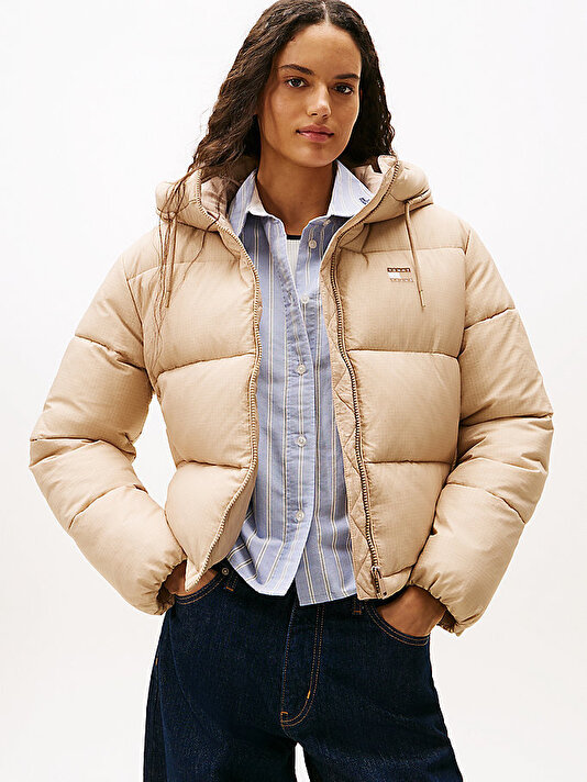 Kadın TJW Hooded Puffer Mont