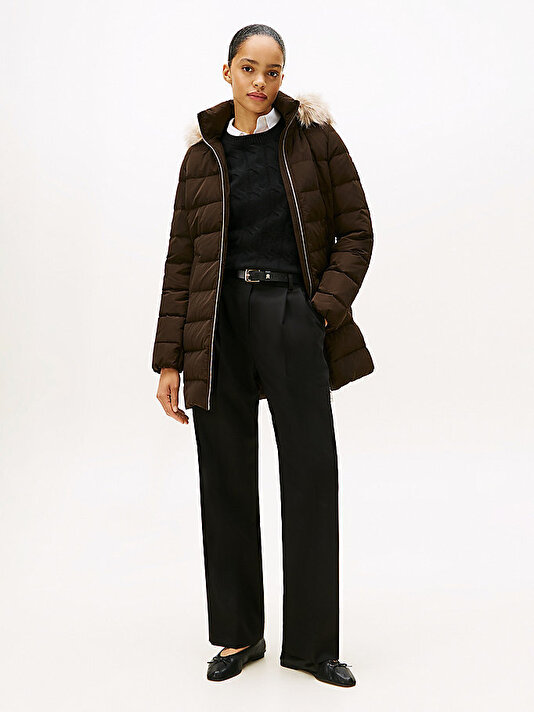 Kadın Down Slim Puffer Mont
