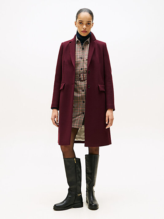 Kadın Classic Wool Kaban