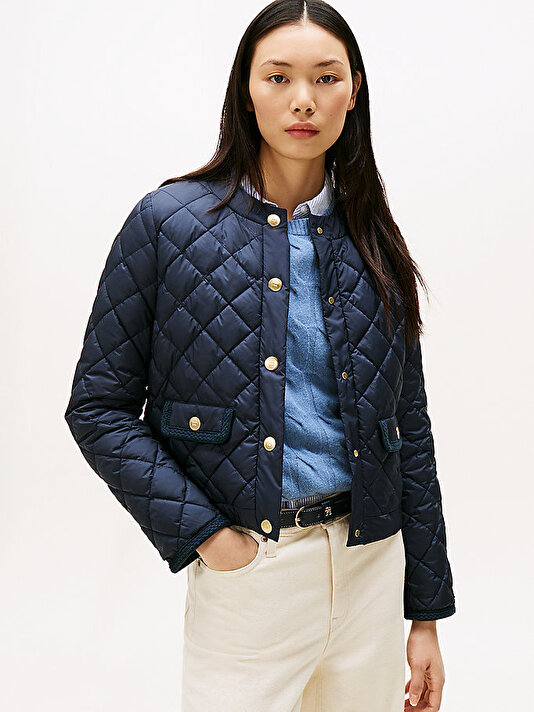 Kadın Button Quilted Ceket