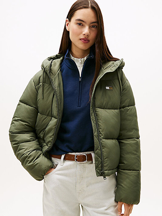 Kadın TJW Hooded Puffer Mont