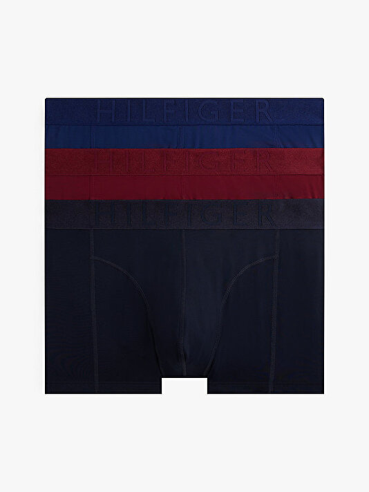 Erkek 3'lü Paket Metallic Trunk Boxer Seti
