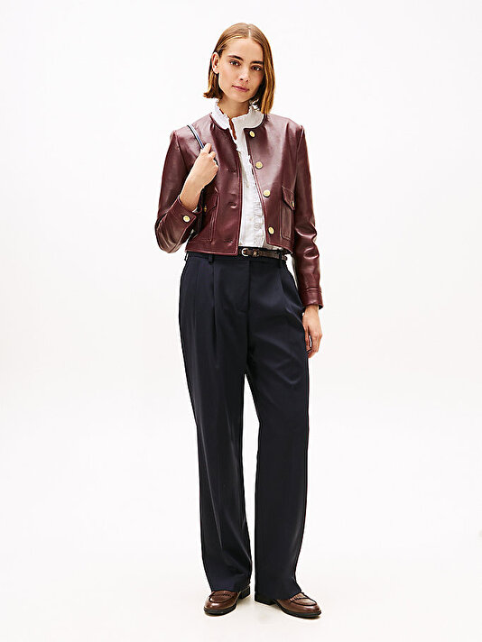 Kadın Timeless Wool Straight Pantolon