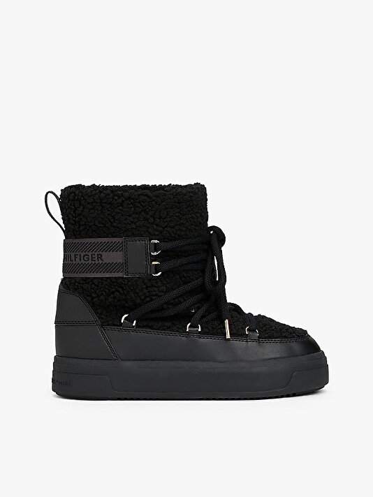 Kadın Fauux Shearling Kar Botu