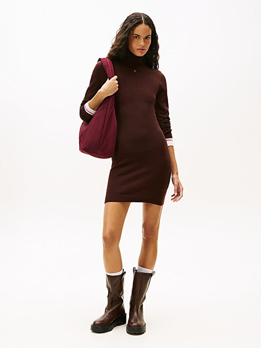Kadın TJW Essential Turtleneck Elbise