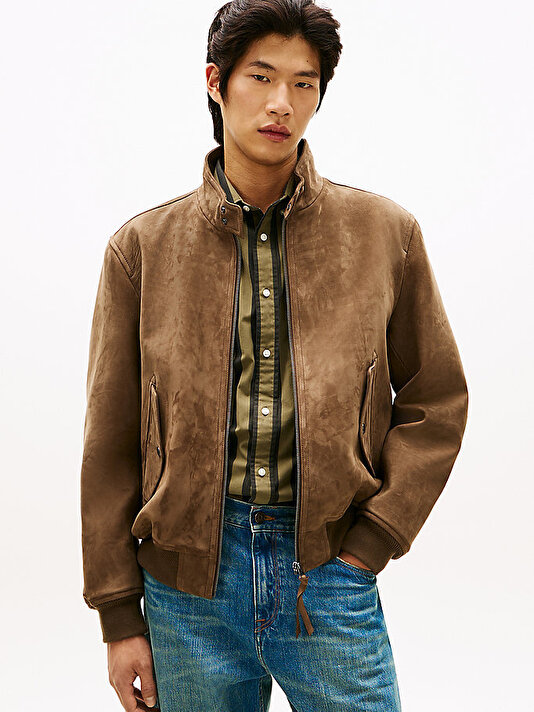 Erkek Nubuck Harrington Ceket