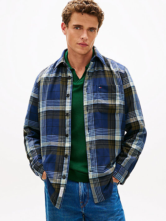 Erkek Padded Overshirt Gömlek