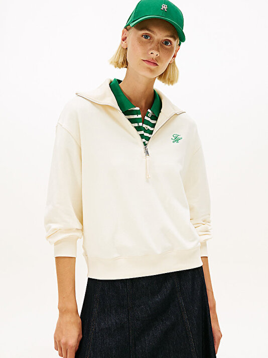 Kadın TH Half Zip Sweatshirt