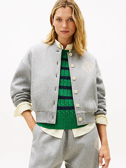 Kadın Varsity Fleece Bombe Sweatshirt