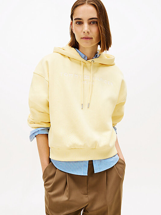 Kadın Corp Logo Modern Sweatshirt